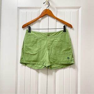 Mountain Hardwear Green Technical Hiking Shorts - Youth L